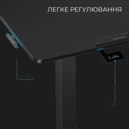 Комп'ютерний стіл Officepro (Black) (ODM405B) (UA)