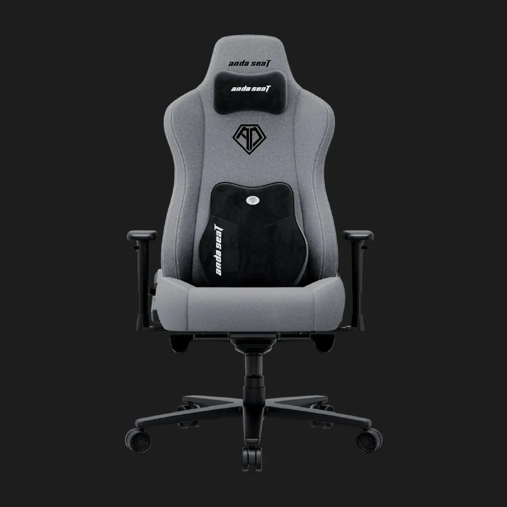 Крісло для геймерів Anda Seat Novis Plus Fabric Size XL (Gray) (UA)