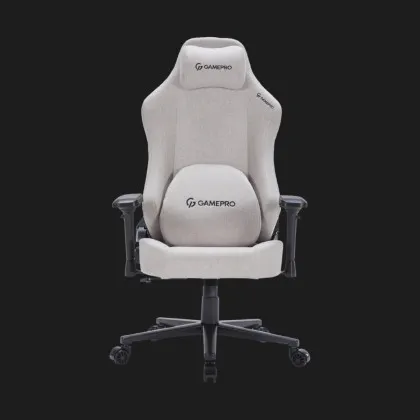 Крісло для геймерів GamePro FGC750LG Fabric (Light Gray) (UA)