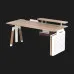 Комп'ютерний стіл Sihoo D07 (Maple/White) (D07B-102/D07J-102-AB) (UA)