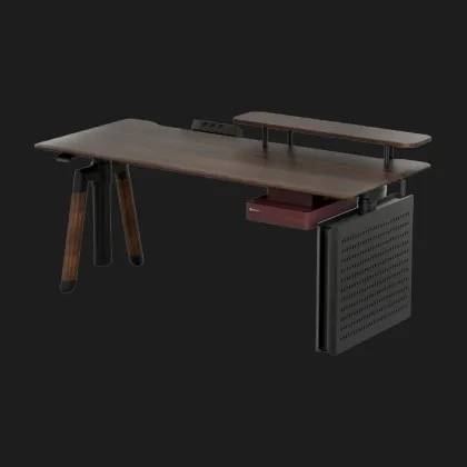 Компьютерный стол Sihoo D07 (Walnut/Black) (D07B-101/D07J-101-AB) (UA)