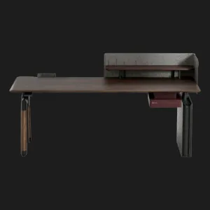 Комп'ютерний стіл Sihoo D07 (Walnut/Black) (D07A-101/D07J-101-AB/D07-P) (UA) в Бродах