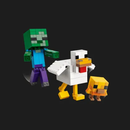 Конструктор Lego Minecraft Курячий Жокей (21582)
