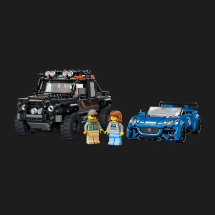 Конструктор LEGO Speed Champions Jaguar Project 7 та Land Rover Defender (77264)