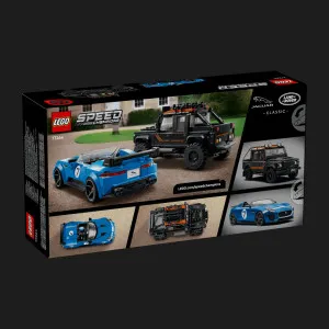 Конструктор LEGO Speed Champions Jaguar Project 7 та Land Rover Defender (77264)