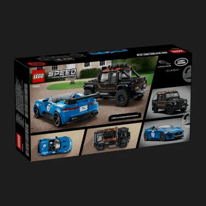 Конструктор LEGO Speed Champions Jaguar Project 7 та Land Rover Defender (77264)