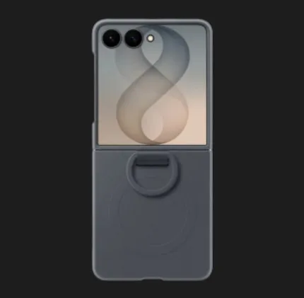 Чохол Samsung Silicone Ring Magnet Case для Samsung Flip 8 (Black)
