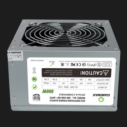 Блок питания GAMEMAX GM-500 500W (GM-500 80+ APFC)