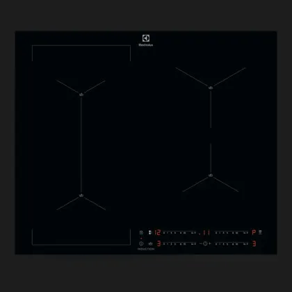 Варильна поверхня Electrolux індукційна, 60 см (EIS62449) (Black)
