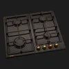 Газова варильна поверхня ELEYUS SILVA 60 BL + RB CF (Black)
