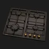 Газова варильна поверхня ELEYUS SILVA 60 BL + RB CF (Black)