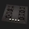 Газова варильна поверхня ELEYUS MALVA 60 BL CF (Black)