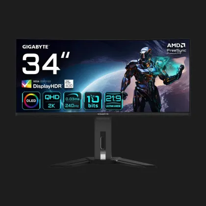 Монитор GIGABYTE 34" MO34WQC2 QD-OLED 240Hz (UA)