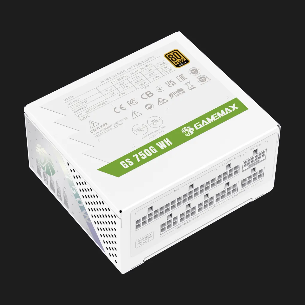 Блок живлення GameMax GS 750G WH V25 750W (GS 750G WH V25)