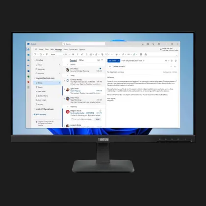 Монітор Lenovo 23.8" ThinkVision S24-4e IPS 100Hz 64B5KAT1UA (UA)