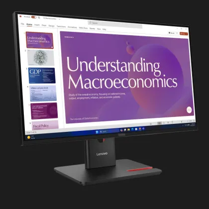 Монітор Lenovo 23.8" ThinkVision T24D-40 IPS 120Hz 64B9GAT1UA (UA)