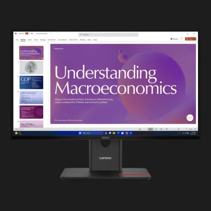 Монітор Lenovo 23.8" ThinkVision T24D-40 IPS 120Hz 64B9GAT1UA (UA)