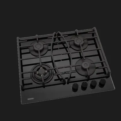Газова варильна поверхня ELEYUS LIRA 60 BL CWF (Black)