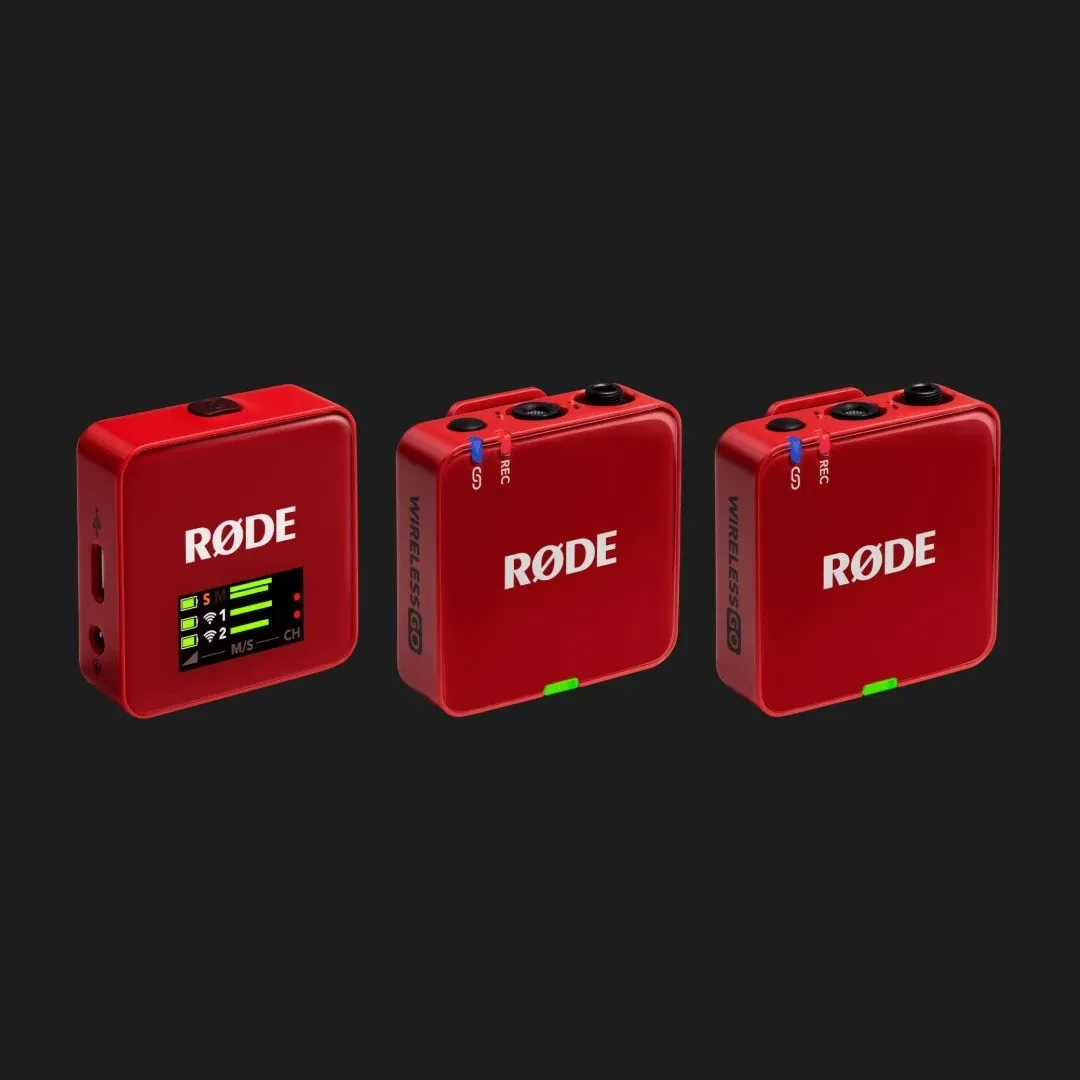 Мікрофонна радіосистема Rode Wireless GO Gen 3 (Red)
