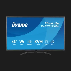 Монітор Iiyama 42.5" IPS 60Hz X4373UHSU-B2 (UA)