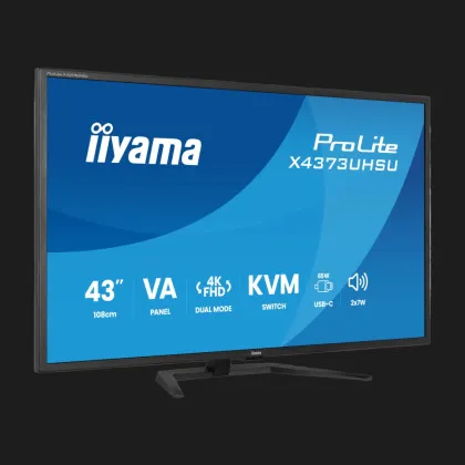 Монитор Iiyama 42.5" IPS 60Hz X4373UHSU-B2 (UA)