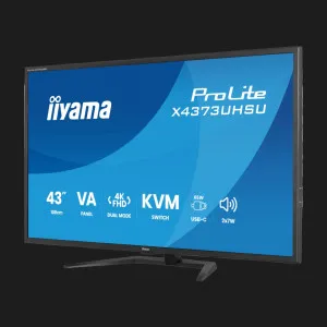 Монітор Iiyama 42.5" IPS 60Hz X4373UHSU-B2 (UA)