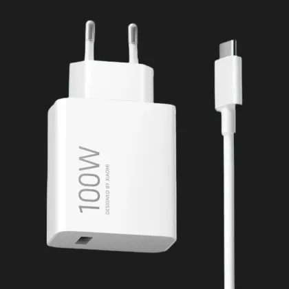 Блок живлення Xiaomi 100W Charging Combo (BHR095VEU) (White) + Кабель