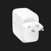 Блок питания Belkin 67Вт USB-C PD, PPS, встроенный кабель USB-C (White)