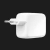 Блок питания Belkin 67Вт USB-C PD, PPS, встроенный кабель USB-C (White)