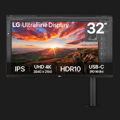 Монітор LG 31.5" IPS 60Hz 32UN880K-B (UA)