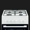 Плита газова Electrolux LKG504011W (White)
