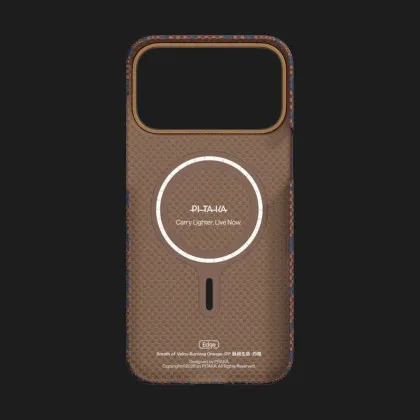 Чехол Pitaka MagEZ Ultra-Slim Case для iPhone 17 Pro (Burning Orange)
