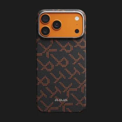 Чохол Pitaka MagEZ Ultra-Slim Case для iPhone 17 Pro Max (Black/Orange)