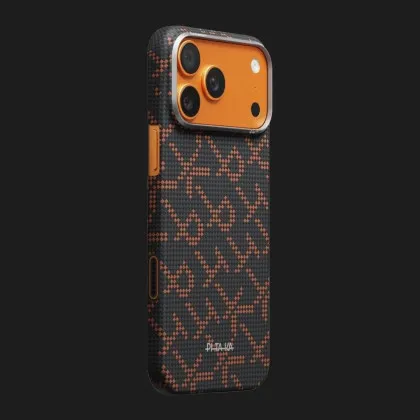 Чохол Pitaka MagEZ Ultra-Slim Case для iPhone 17 Pro Max (Black/Orange)