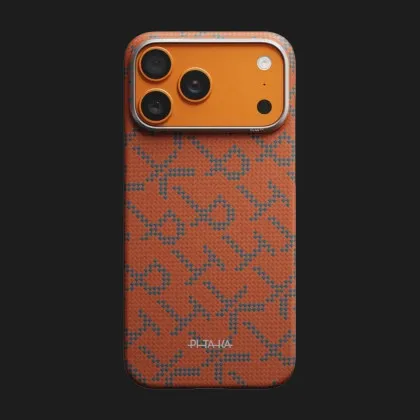 Чохол Pitaka MagEZ Ultra-Slim Case для iPhone 17 Pro Max (Blue/Orange)