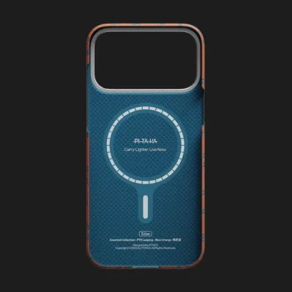 Чохол Pitaka MagEZ Ultra-Slim Case для iPhone 17 Pro Max (Blue/Orange)