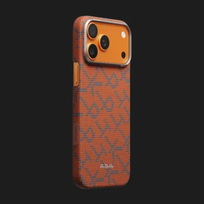 Чохол Pitaka MagEZ Ultra-Slim Case для iPhone 17 Pro Max (Blue/Orange)