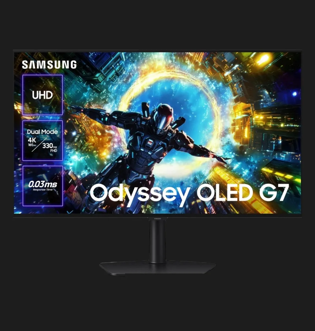 Монітор Samsung 32" Odyssey G7 OLED 165Hz LS32HG732SIXUA (UA)