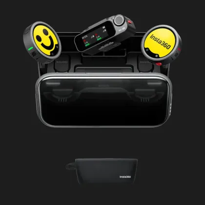 Мікрофонна радіосистема Insta360 Mic Pro (2 TX + 1 RX) у Львові
