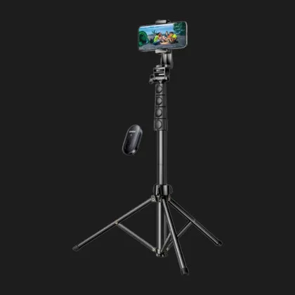 Штатив UGREEN LP680 Selfie Stick Tripod with Bluetooth Remote (Black) (15609)