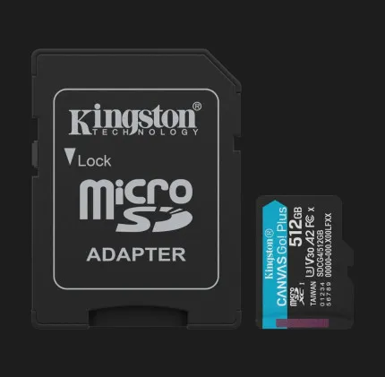 Карта памяти Kingston Canvas Go Plus 512GB (SDCG4/512GBSP)