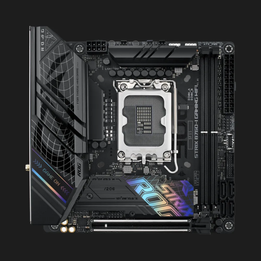 Материнська плата ASUS ROG STRIX B760-I GAMING WIFI (ROG STRIX B760-I GAMING WIFI)