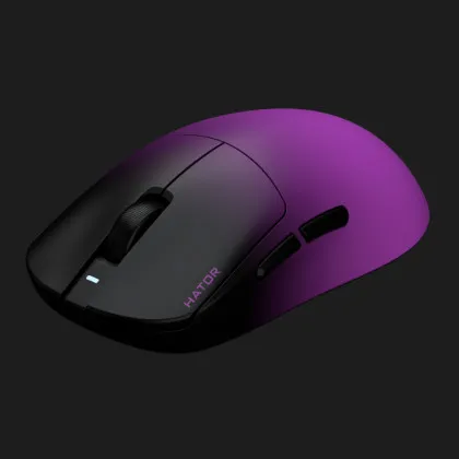 Игровая мышь HATOR Quasar 3 ULTIMA 8K Wireless (HTM760) (Black/Violet) (UA)