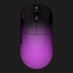 Ігрова миша HATOR Quasar 3 ULTIMA 8K Wireless (HTM760) (Black/Violet) (UA)