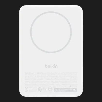 Зарядний пристрій Power Bank Belkin 10000мАh, 30W/Qi2 15W, Magnetic Kickstand (White)