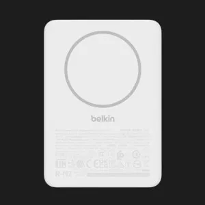 Зарядное устройство для Power Bank Belkin 5000мАh, 15W/Qi2 7.5W, Slim Magnetic (White) в Белой Церкви