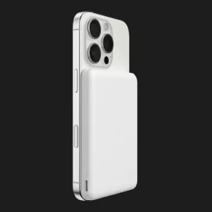 Зарядное устройство для Power Bank Belkin 5000мАh, 15W/Qi2 7.5W, Slim Magnetic (White) в Белой Церкви