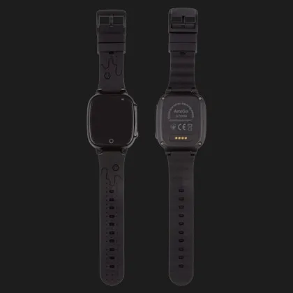 Дитячий смарт годинник AmiGo GO008 MILKY GPS WIFI (Black)