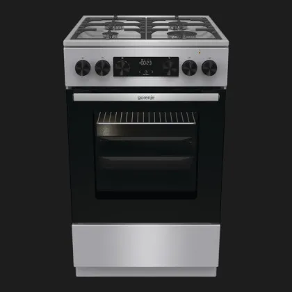 Плита комбінована Gorenje GKS5C70HXF (Stainless Steel)