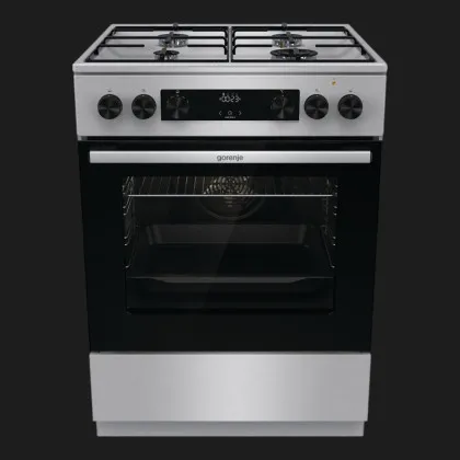 Плита комбінована Gorenje GKS6C70XJ (Stainless Steel)